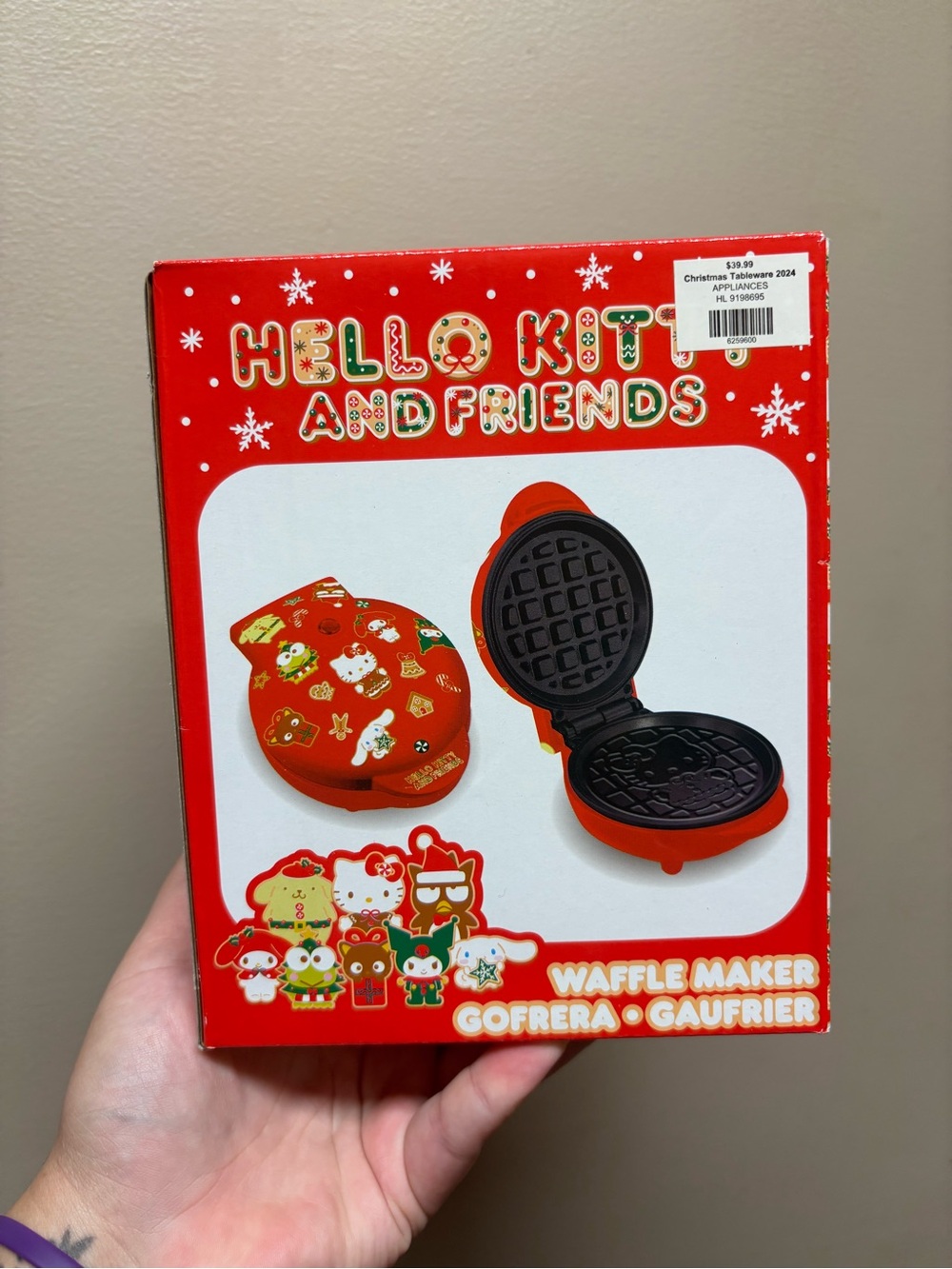 Hello kitty MINI waffle maker